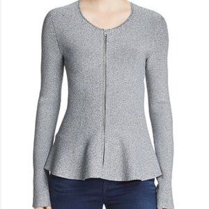 Theory Marl Peplum Jacket